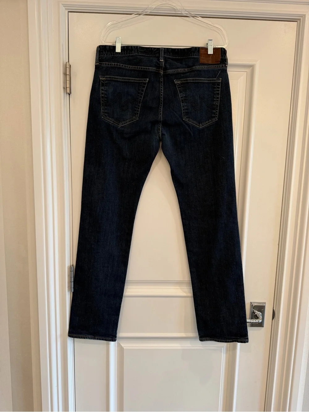 Ag Adriano Goldschmied The Matchbox Slim Straight Dark Blue Wash